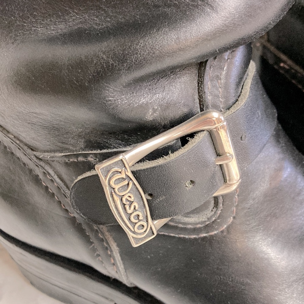 Wesco engineer, motorcycle leather boots “the Boss” size 39 W 8.5 M 7-7.5 - Picture 2 of 14